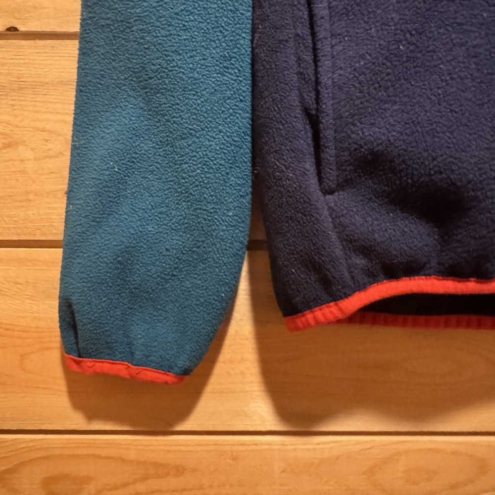 Lands End Men's Long Sleeve Polar Warm‎ Fleece Snap Neck Pullover Small - Picture 4 of 6